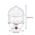 thumbnail image 3 of Holiday Gifts,Kitchen Gadgets,Multifunctional Eggs Cooker (double Layer, European Standard), 3 of 3