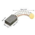thumbnail image 4 of 2Pcs Carbon Brushes For Electric Motors 13Mm X 8 X 5Mm Replacement Part, 4 of 8