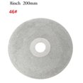 thumbnail image 1 of 1 Pce 200Mm 8 Pouces Roues Plates à Revêtement Diamant pour Meulage et Polissage Lapidaire, 1 of 7