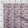thumbnail image 2 of oneOone Velvet Purple Fabric Floral Sewing Craft Projects Fabric Prints By Yard 58 Inch Wide, 2 of 5