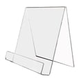 thumbnail image 3 of veasfak Acrylic Book Stand Transparent Book Stand for School Books Brochures Reading A4, 3 of 9