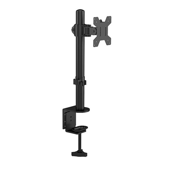 Desktop Clamping 360 Degree Single Monitor Holder 10"-27" LCD LED Monitor Mount Arm Loading 9.9kgs Each Head ,Easy to Use