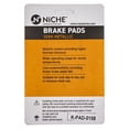 thumbnail image 4 of Niche Complete Semi-Metallic Brake Pad Set for Suzuki GSXS1000 Motorcycle MK1002482, 4 of 8