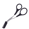 thumbnail image 1 of 3 PCS Stainless Steel Eyebrow Shaping Cut Scissors Comb Hair Remover Beauty Tool, Black, 1 of 5