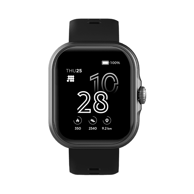 Cubitt VIVA Smartwatch / Fitness Tracker with 1.84" Touch AMOLED Screen Black
