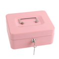 thumbnail image 2 of DOLITY Metal Cash Box with Lock Case Container with Keys for Kids Girls Boys Prizes Pink, 2 of 9