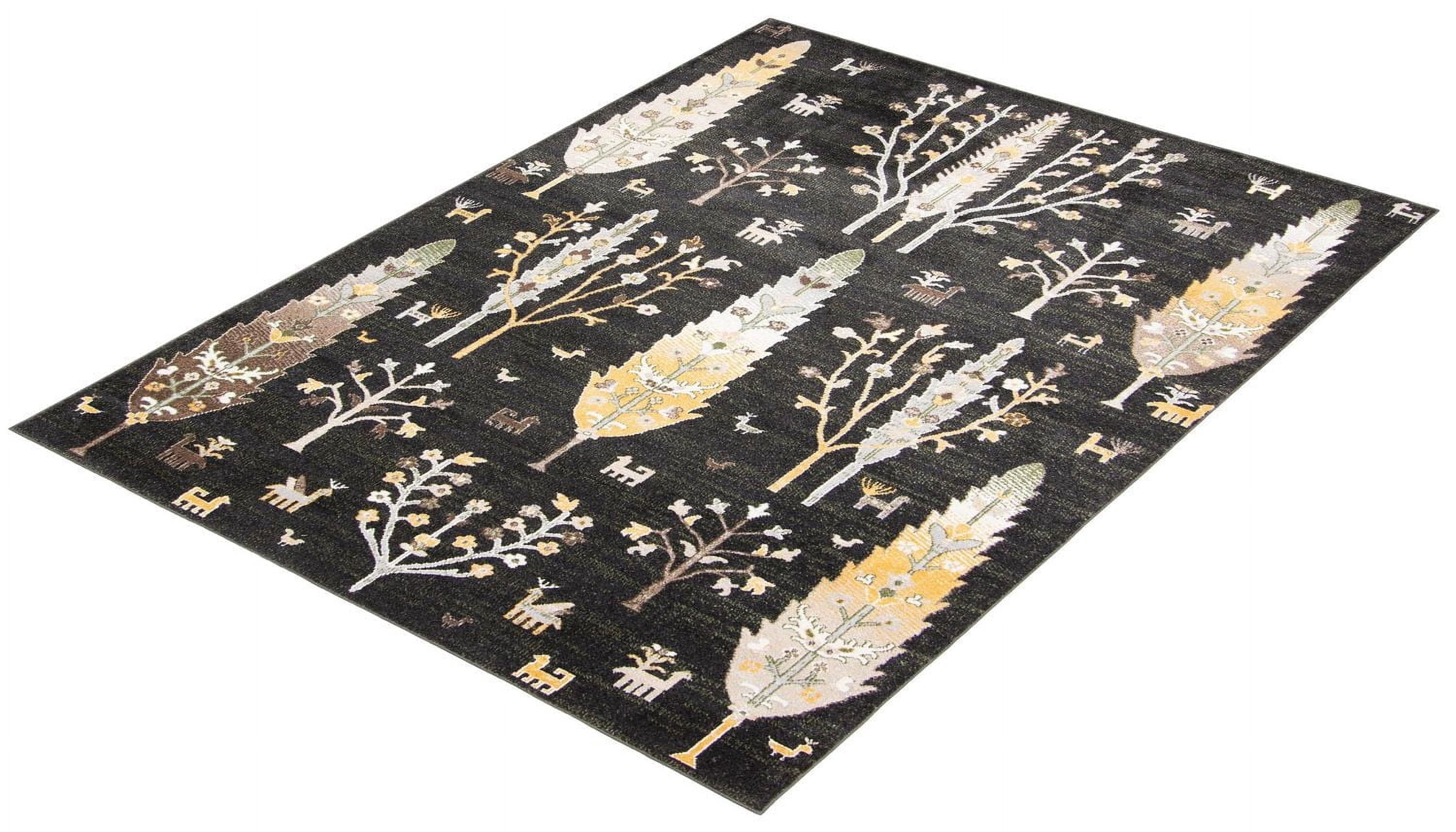 ECARPET Washable Boho Chic Area Rug for Bedroom, Living Room