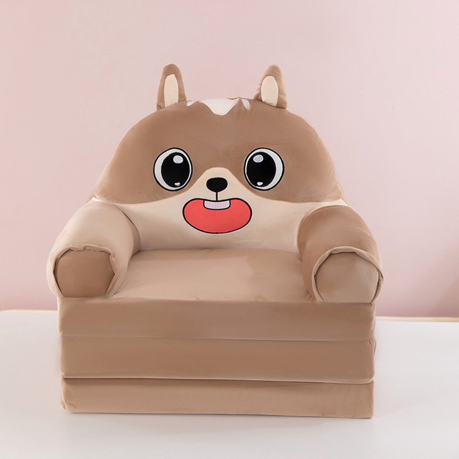 Cartoon 3 Layer Foldable Kids Sofa Multifunctional Chair for Boys & Girls ( Themed Soft Seat)