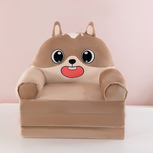 Caricature 3 Layer pliable Kids Canapé Chaise multifonctionnelle pour garçons & Filles (siège souple sur le thème)