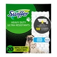 thumbnail image 1 of Swiffer Sweep + Mop, Dry Pads Refill, Floor Cleaner, Cleaning Cloths, Heavy Duty, Pet, 20 Count, 1 of 11