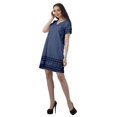 thumbnail image 3 of Moomaya Tenues d'Été Coton Flex Imprimées Robes Courtes pour Femmes Tenue Décontractée, 3 of 4