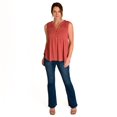 thumbnail image 1 of IVY Women's Sleeveless Blouse w/ Front Smocking, 1 of 6