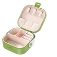 thumbnail image 1 of Earring Ring Jewelry Display Storage Box Case Organizer Flannel Tray Gift, 1 of 1