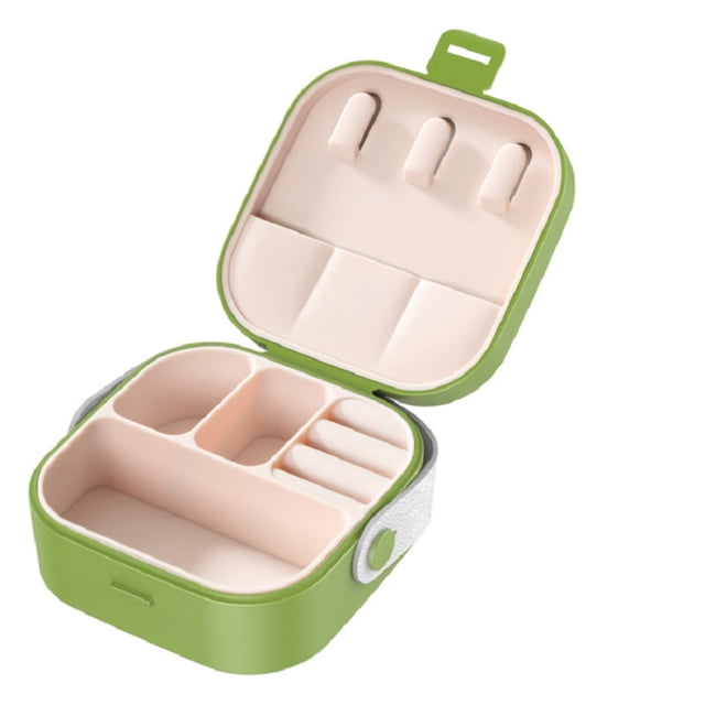 Earring Ring Jewelry Display Storage Box Case Organizer Flannel Tray Gift