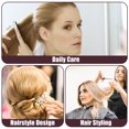 thumbnail image 3 of Unique Bargains Nylon Teasing Brush Three Row Salons Teasing Brush for Styling Backcombing Green 8.86' Length, 3 of 7
