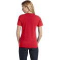 thumbnail image 3 of Bella Canvas 6400 - Relaxed Short Sleeve Jersey T-Shirt, 2XL, Red, 3 of 4