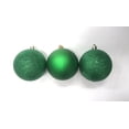thumbnail image 1 of Holiday Time, Shatterproof Ornament, 80mm 3ct, Green, 1 of 4