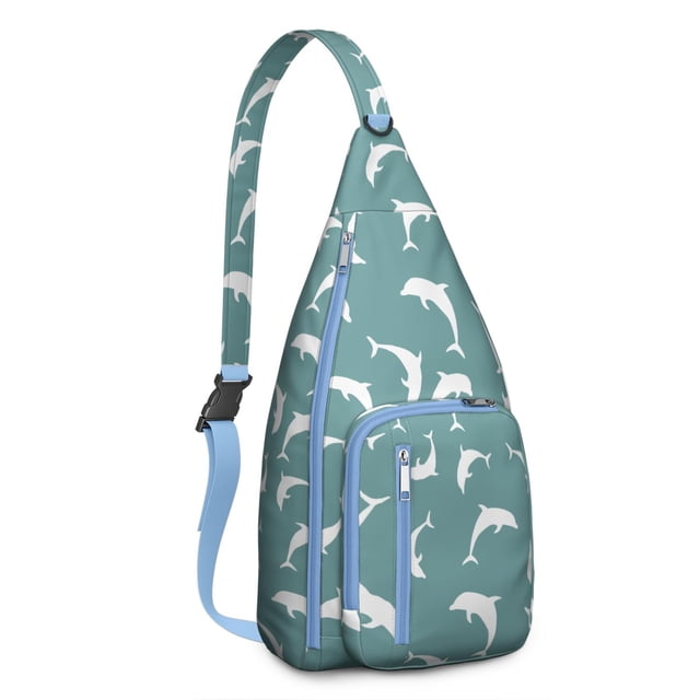 Great White Shark Attack Print Sling - Dramatic Ocean Scene Design