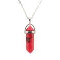 thumbnail image 4 of QualitChoice Hexagon Column Charm Exquisite Women Men Making Findings Handmade Anniversary Hanging Pendants Colorful Crystal Red 5Set, 4 of 6