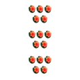 thumbnail image 2 of Wweixi 5pcs/set Artificial Lotus Realistic Appearance Easy To Clean Long-lasting sunset red 3Set, 2 of 6