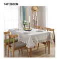 thumbnail image 2 of Baohd Durable And Easy To Wash Tablecloth With Vintage Style Rectangular Table Tablecloth Cotton Dining Tablecloth Table Cover linen 140*200CM 1Set, 2 of 6