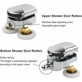 thumbnail image 2 of 25mm Sliding Shower Door Rollers for 4-6mm Glass, Bathroom Replacement Parts, Easy Install, 2 of 5