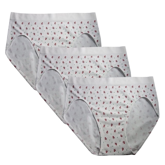 FEM Culottes pour FEMmes Sans Coutures, Culottes Échancrées - Lot de 3