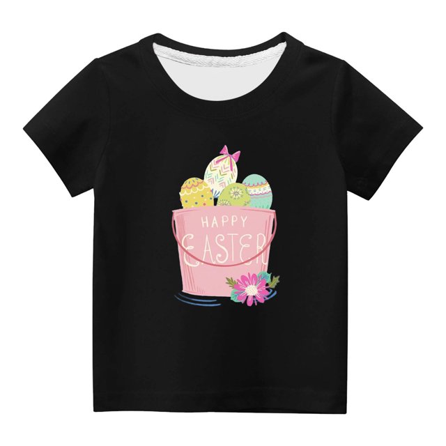 Chandails pour Filles Tout-Petits Enfants Garçons Filles Mignon Col Rond Imprimé Manches Courtes Haut