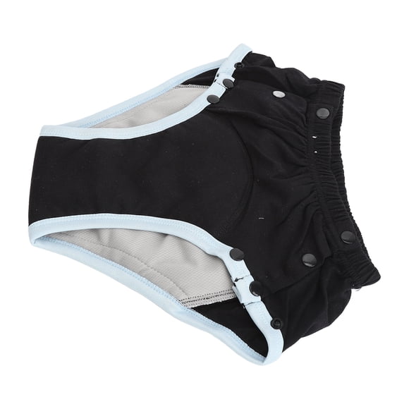 Adult Cloth , Washable Adult Diapers Leakproof Comfortable Pure Cotton Adult Incontinence Cloth  Black Cloth  Covers Nappy Adult Diapers Pads For Incontinence