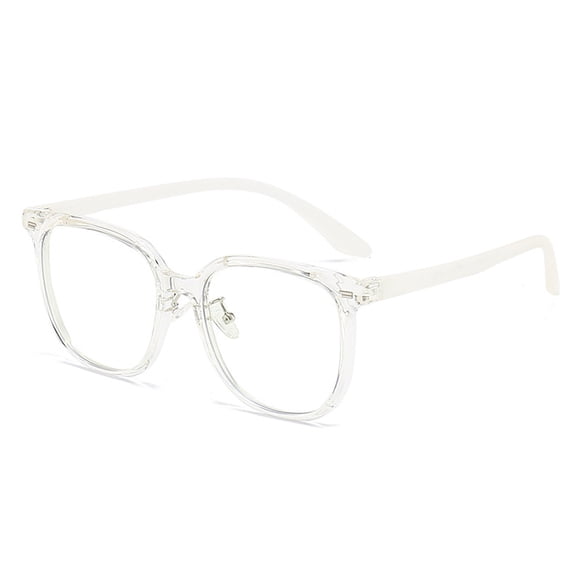 Square blue light glasses men and women UV blocking computer glasses transparent lens glasses