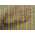 thumbnail image 4 of oneOone Tissu Popeline de Coton Rayé & Tourbillon Tissu Imprimé Ikat BTY 42 Pouces de Large, 4 of 4