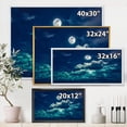 thumbnail image 4 of Designart Full Moon In Cloudy Night Sky II FLOAT FRAME WALL ART, 4 of 4