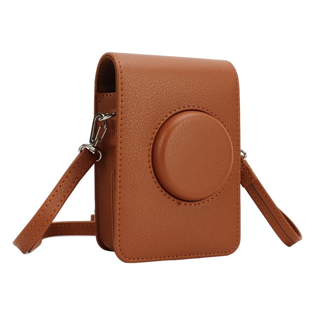 Camera Case Bag Camera Pouch Camera Protective Case Specially Designed for Mini Retro PU Leather with Adjustable Strap Soft Liner for Photography Enthusiasts