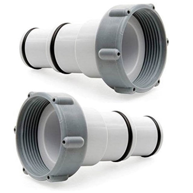 Intex Adaptateur de Tuyau avec Collier pour Pompes à Connexion Filetée (Paire) (Lot de 3)