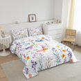 thumbnail image 3 of Erosebridal Watercolor Flower Bedding Twin Comforter Set, Colorful Butterfly Down Comforter, 2 Pieces, Lightweight, 3 of 6