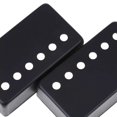 thumbnail image 3 of Mosiee 2Pcs Humbucker Pickup Cover 50Mm+52Mm For Lp Electric Guitar Parts Musical Instruments Accessories Nickel 3 Color 68*39Mm, 3 of 6