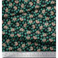 thumbnail image 3 of Soimoi Poly Georgette Fabric Leaves & Owl Cartoon Printed Craft Fabric by The Yard 42 Inch Wide, 3 of 3