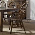 thumbnail image 2 of Liberty Furniture Hearthstone Ridge Windsor Back Arm Chair, Dark Brown, 2 of 11