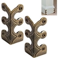 thumbnail image 4 of Protecteurs d'Angle pour Meubles, Lot de 2, Plinthe en Laiton Vintage et Housses de Protection pour Coins de Mur, Hauteur 1,5 Po, 4 of 9