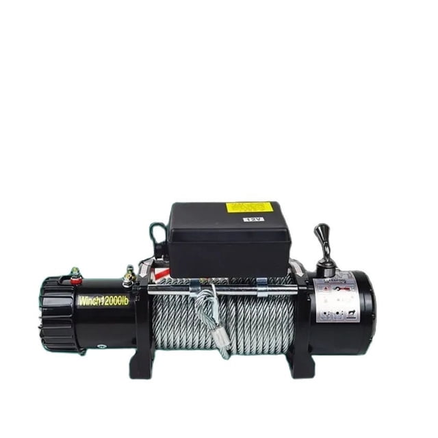 3000 Lbs 12V 24V Winch Car Electric Winch Handle/wireless Wire Rope ATV Winches For Off-road Vehicle Self-rescue Electric Hoist ,Powerful Pulling Performance