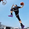 thumbnail image 4 of 1pc/2pcs Fine Patella With Basketball Knee Force Band Silicone Running Fitness Pad Elastic Fixation Protection, 4 of 18