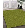thumbnail image 3 of Ahgly Tapis Rectangulaire Lavable en Machine Intérieur Transitionnel Vert Pistache, 2 Pieds x 5 Pieds, 3 of 7