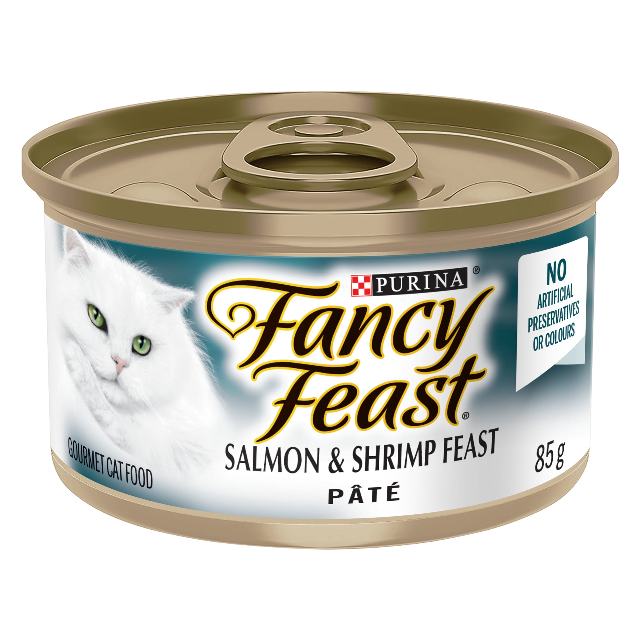 Fancy Feast Pate Salmon & Shrimp, Wet Cat Food 85g
