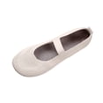 thumbnail image 1 of WRKEKC Womens Shoes Solid Color Round Toe Knit Fabric Breathable Low Cut Slip On Soft Sole Flat Outdoor Work Shoes, 1 of 8