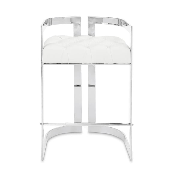 Home Gear Curved Armrests Counter Stool