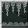 thumbnail image 3 of Soimoi Tissu Satin Modal Floral & Semi Mandala Imprimé 1 Yard 42 Pouces de Large, 3 of 3