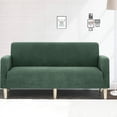 thumbnail image 3 of RKSTN Housse de Canapé Couleur Unie Toutes Saisons Housse de Canapé Tricotée Élastique Enveloppante Housse de Canapé Coussin de Canapé Fauteuil Berçant Housse de Canapé en Velours, 3 of 5