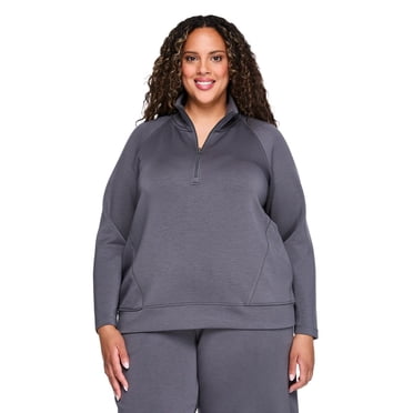 Chandail à demi-fermeture éclair Lane Bryant Plus pour femmes