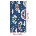 thumbnail image 3 of PRETXORVE Microfiber Beach Super Colorful Bath Sandproof Beach Blanket Multi-Purpose for Travel Swimming Pool 30x60, 3 of 7
