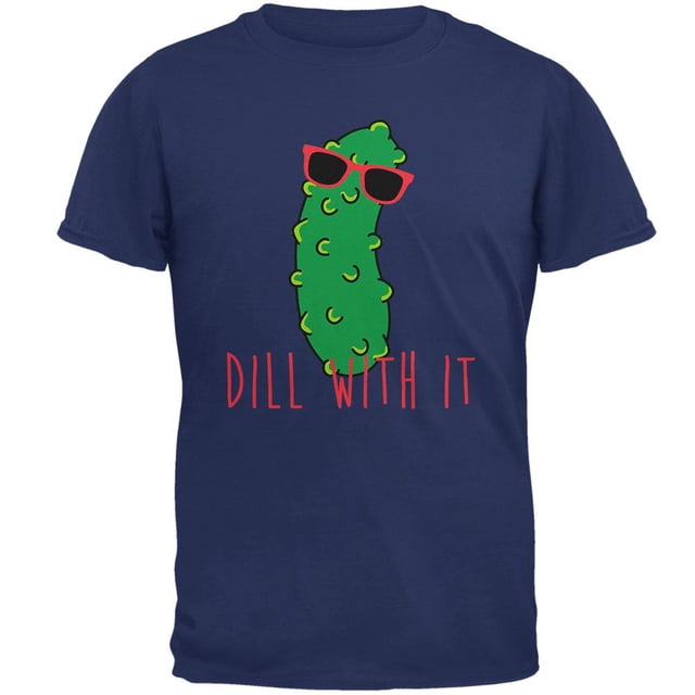 T-shirt pour Homme Vegetable Pickle Dill Deal With It